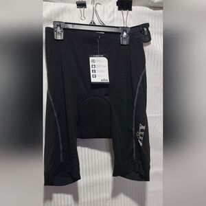Zity Men's Large 3D Black Cycling Shorts- New With Tags